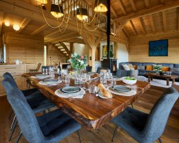 Séjour tout luxe pour 10 avec vue sur le Mont Blanc