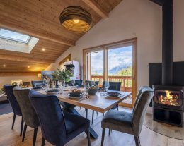 Penthouse pour 9 avec vue sur le mont Blanc