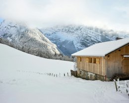 Séjour avec jardin près de Samoëns