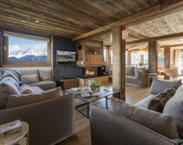 Skis aux pieds pour 13 avec vue sur le mont Blanc