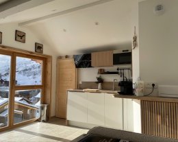 La Toussuire, dans chalet familial - 2 chambres - Vue imprenable sur les aiguilles d'Arves