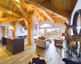 Splendide appartement 10 pax avec cheminée au dernier étage