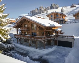 Luxueux chalet près des pistes avec bain nordique et sauna