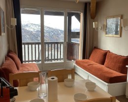  Location appartement F2 28m pour 5 personnes valmeinier1900