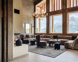 Superbe chalet pour 12 avec sauna, jacuzzi et home cinéma