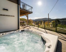 Refuge d'exception avec jacuzzi, sauna et magnifique vue