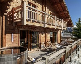 Chalet bien-être pour 10 à Auron avec sauna et bain nordique