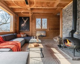 Élégant chalet toutes saisons pour 14 proche de Samoëns