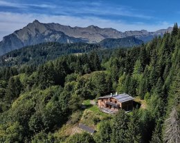 Rare : Chalet isolé vue imprenable Mont blanc & Aravis - Entouré de forêt – 6 pers 