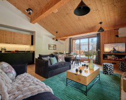Appartement familial pour 8 avec jacuzzi et grande terrasse
