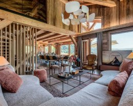 Chalet pour 14 à La Giettaz avec sauna, jacuzzi et panorama