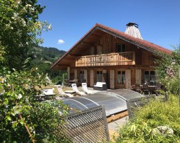 Appartement en chalet avec spa, sauna et piscine