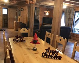 Chalet à MEGEVE 200 M2 pour 8 personnes 3 Chambres PROCHE CENTRE ET PISTES  - FIBRE OPTIQUE 