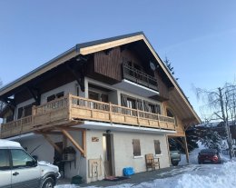 PROMO :  du 13 au 20 Déc et du 28 Février au 7 Mars, appartement au RDC d'un chalet, vue panoramique 